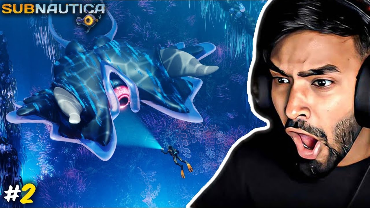 A HUGE MONSTER ATTACKED ME IN SUBNAUTICA 💀 SUBNAUTICA GAMEPLAY HINDI #2 #subnautica