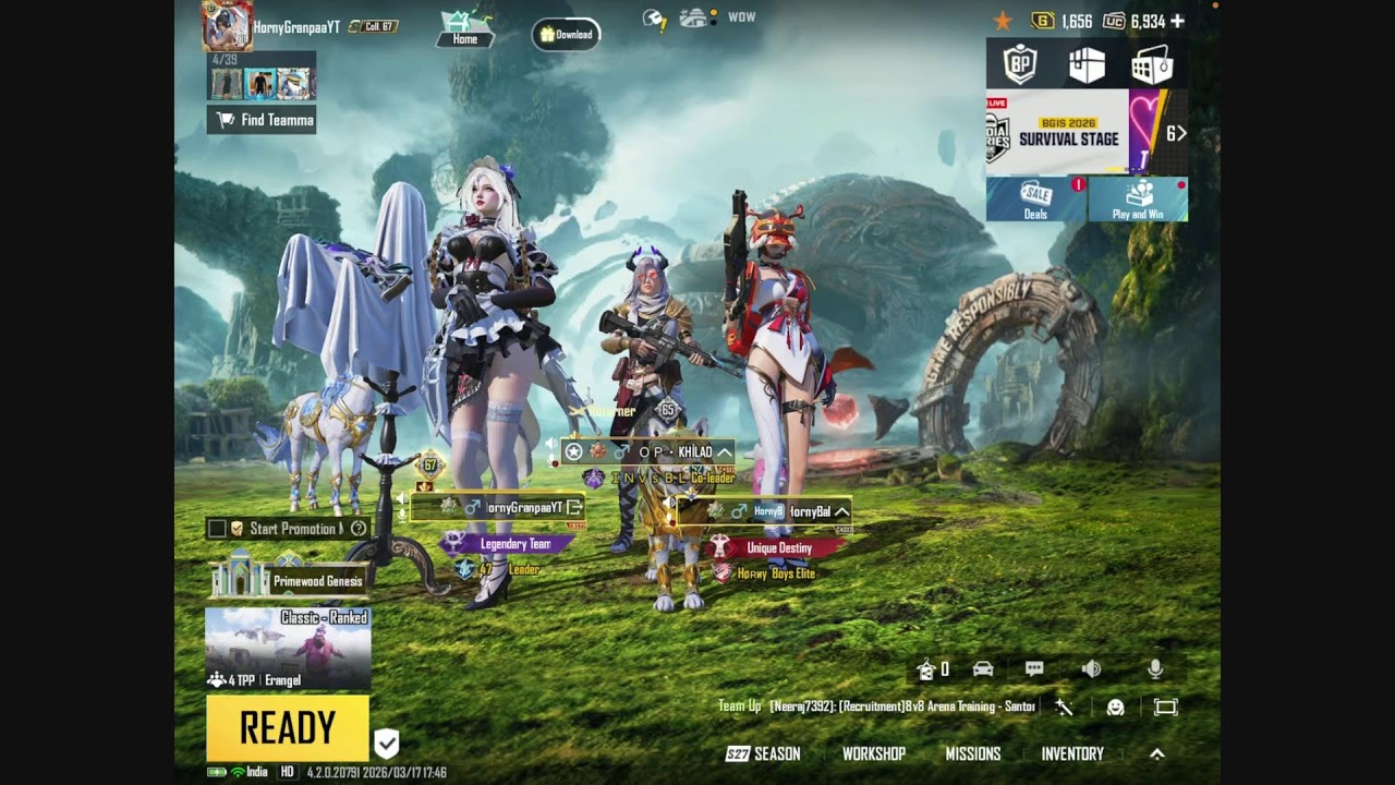 BGMI LIVE @HornyGranpaaYT @khiladi010 @JuhiSingh-lf3hu #bgmi #pubgmobile