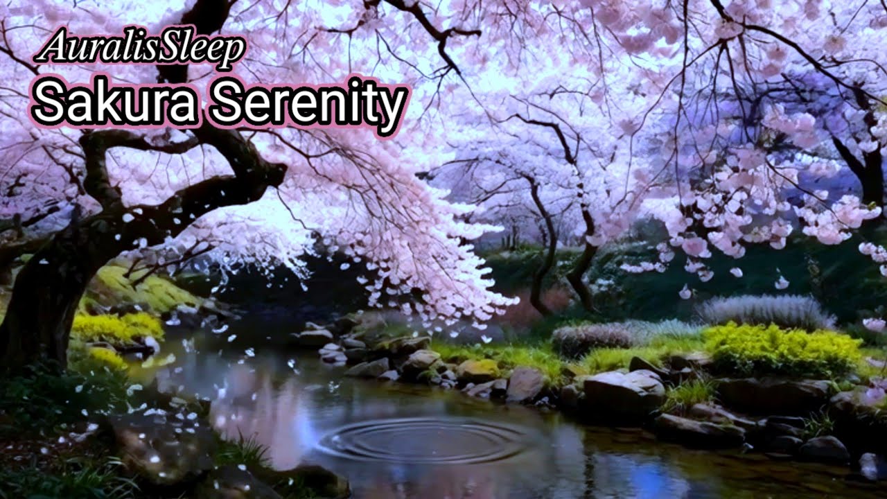 Healing Under Sakura Trees – 432Hz Calm & Relaxation - Auralis Sleep