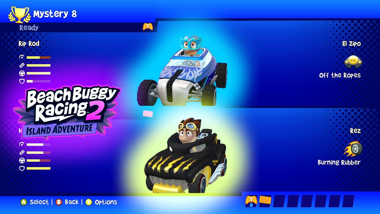 El Zipo ft Rip Rod VS Rez ft Hotweiler - Beach Buggy Racing 2 Island Adventure