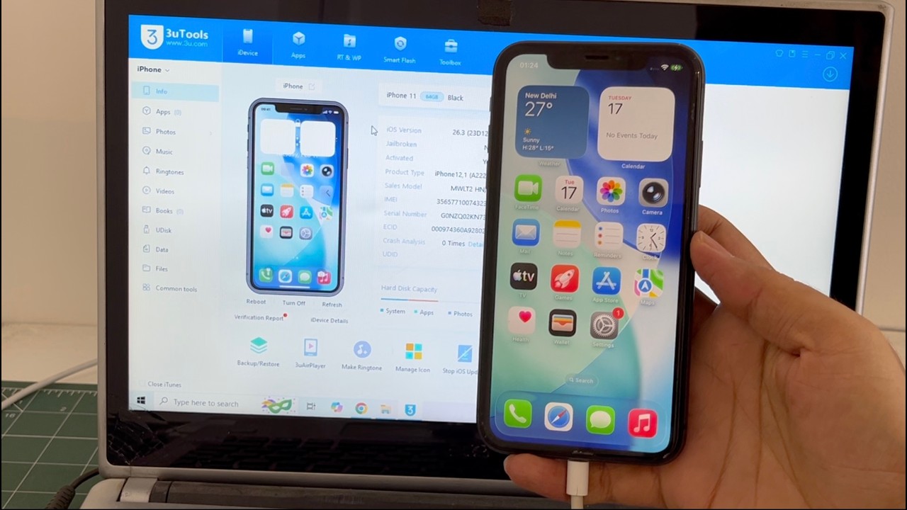 Разблокировка iCloud на iPhone 11 с iOS 26.3 | Центр разблокировок | Постоянное решение