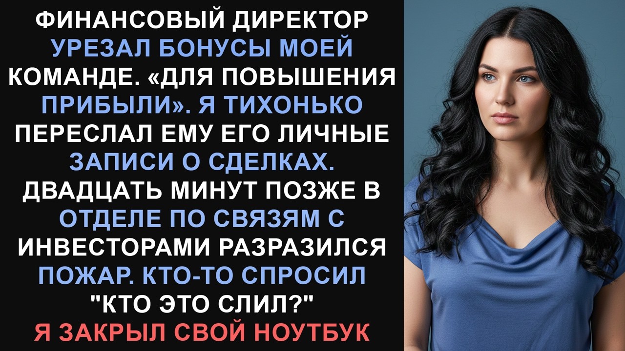 День, когда финансовый директор думал, что победил — пока не потерпел поражение.