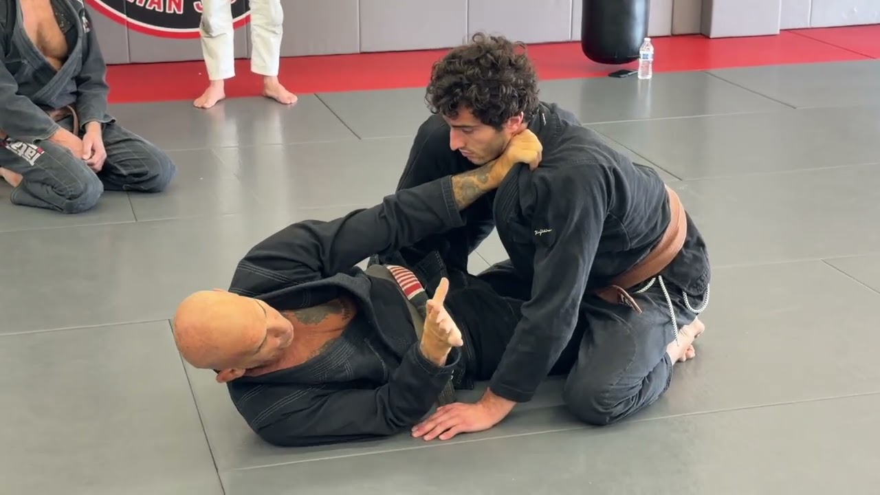 Americana from half guard