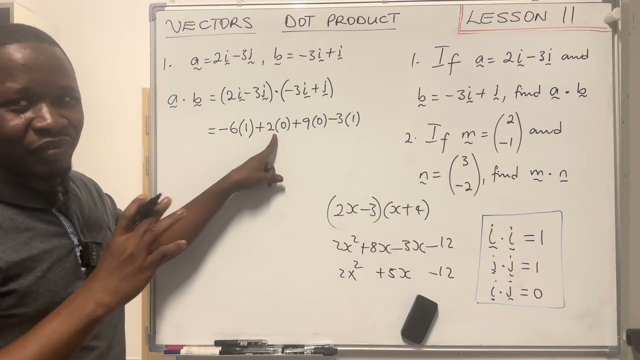 Vectors : Lesson 11