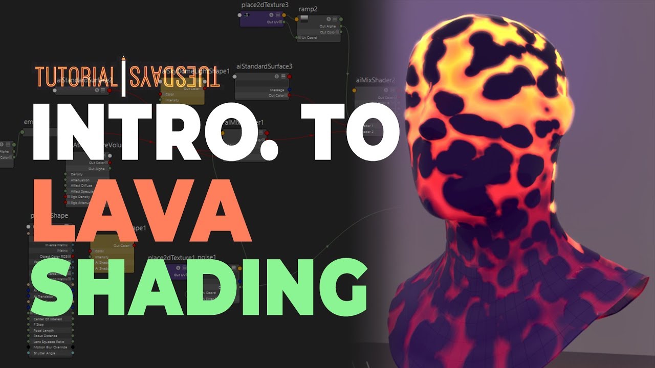 LAVA SHADING FOR NOOB & ADVANCED TEXTURING ARTISTS USING ARNOLD IN MAYA