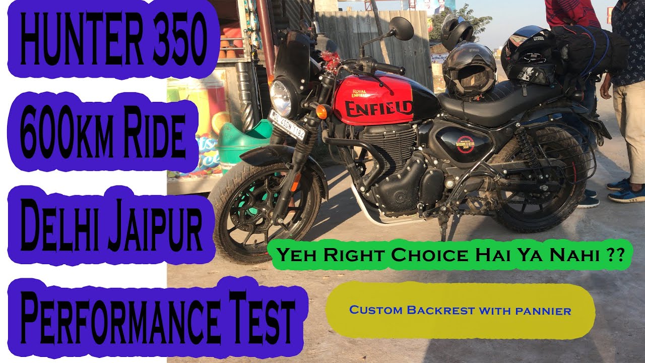 Royal Enfield Hunter 350 Long Ride 600km | Delhi Jaipur bike ride | After 3 months #dkmotolyfe