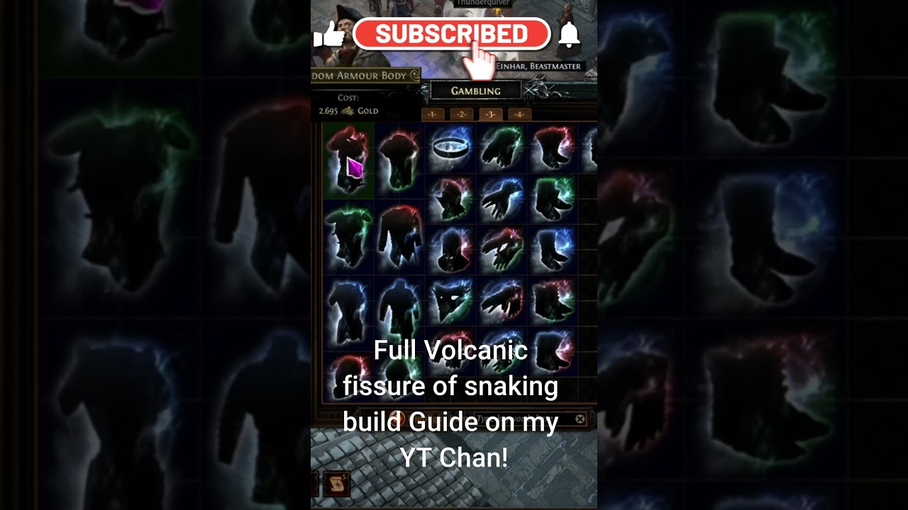 Volcanic Fissure of Snaking Berserker - How To Gear in Early Maps - Poe 3.26 Build Guide