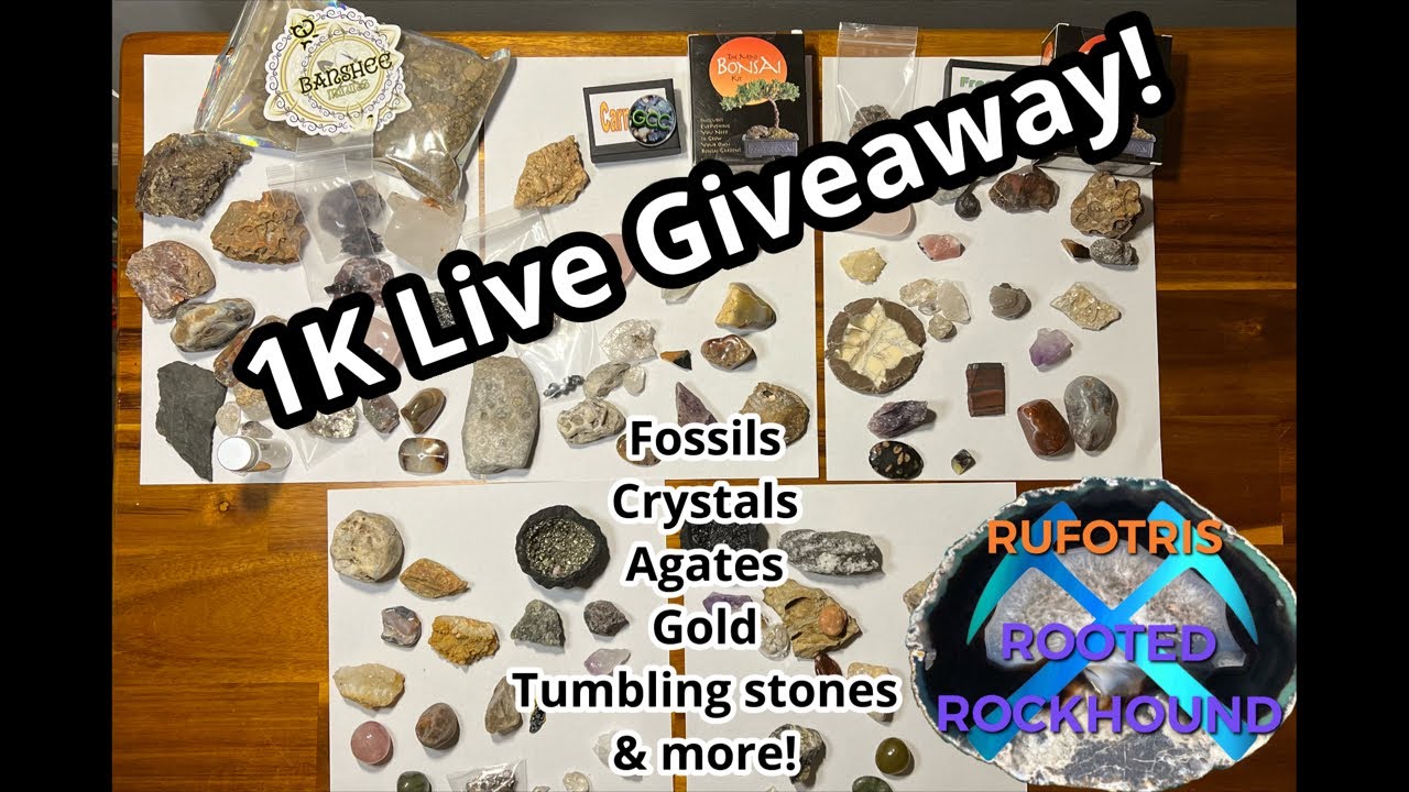 Live Giveaway Drawing! 1K Celebration.