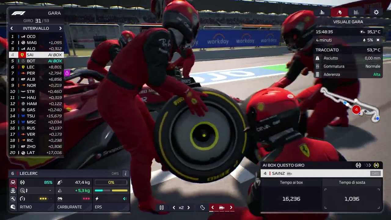 Anno 3 Gara 12 Le Castellet Francia - F1 MANAGER 22 - Gameplay No Commentary [1080p Full HD 60FPS]