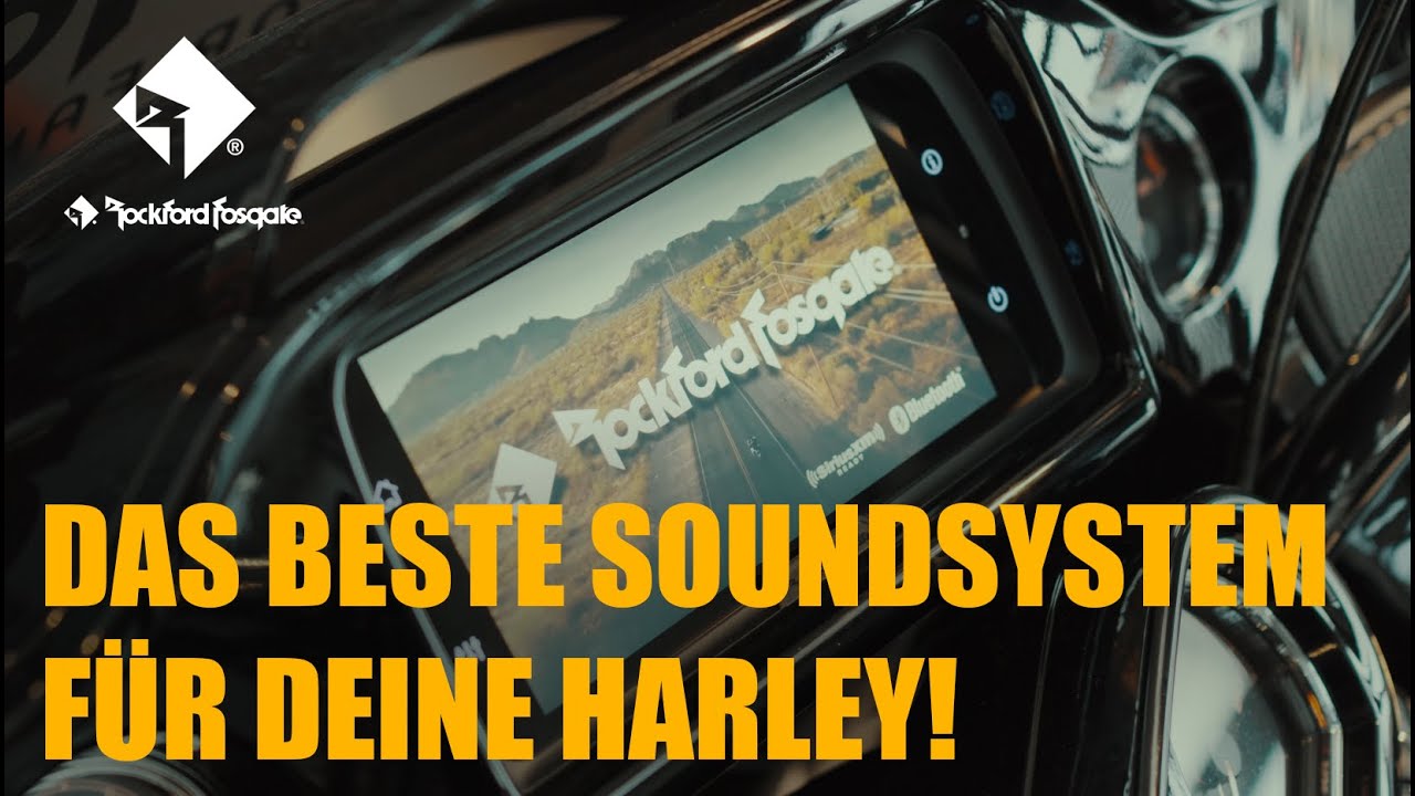 ROCKFORD FOSGATE : DAS BESTE SOUNDSYSTEM FÜR DEINE HARLEY-DAVIDSON! #rockfordfosgate #harleydavidson