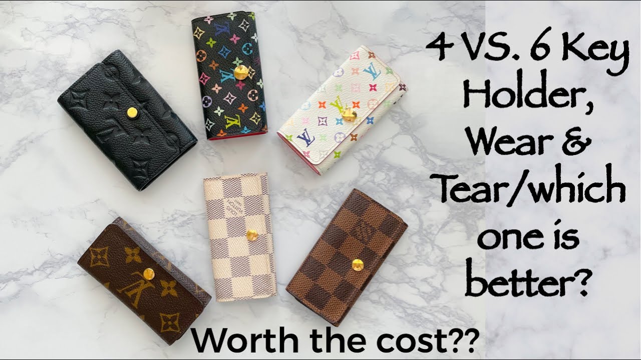 Louis Vuitton 4 VS 6 Key holder/Wear & Tear update/Is it worth it?/Which one to get?