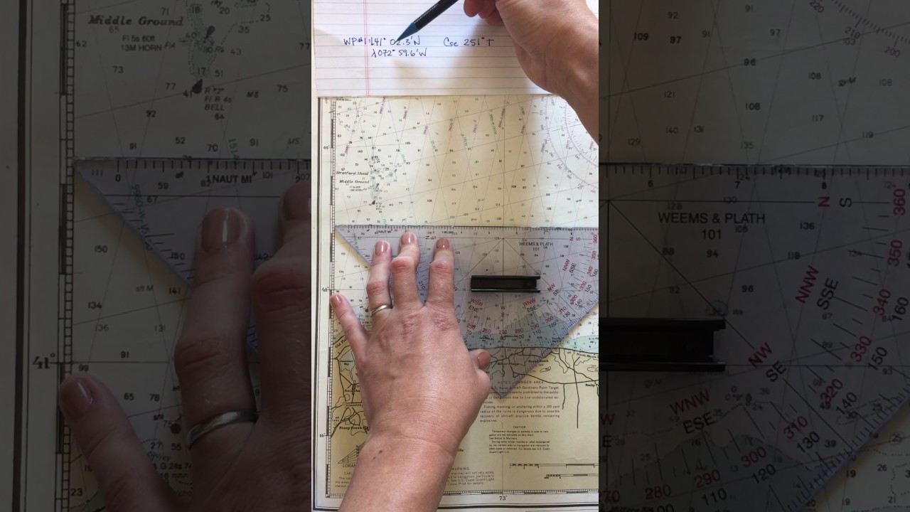 Video 1, Plotting a Waypoint and Track Line