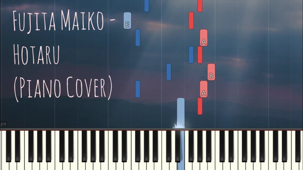 Fujita Maiko 藤田麻衣子 - Hotaru 螢 | Piano Pop Song Tutorial