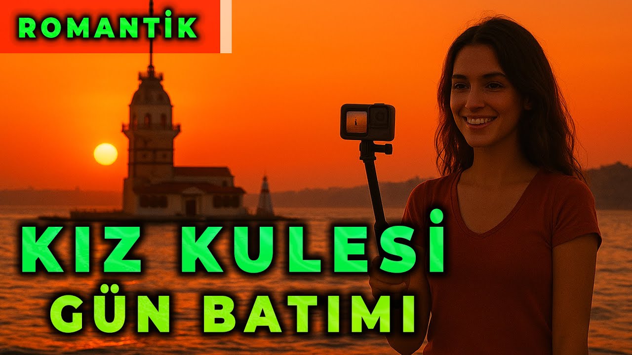 Kız Kulesi Gün Batımı: İstanbul’un Romantik Yüzü (Doğal Ses)