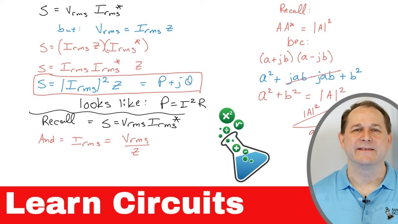 EE Circuit Analysis - Complex Power (Real & Reactive Power)