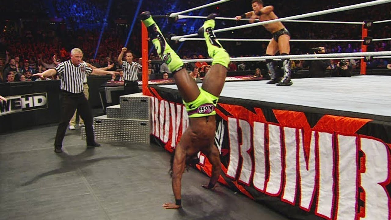 Чудесные спасения Кофи Кингстона в матче Royal Rumble