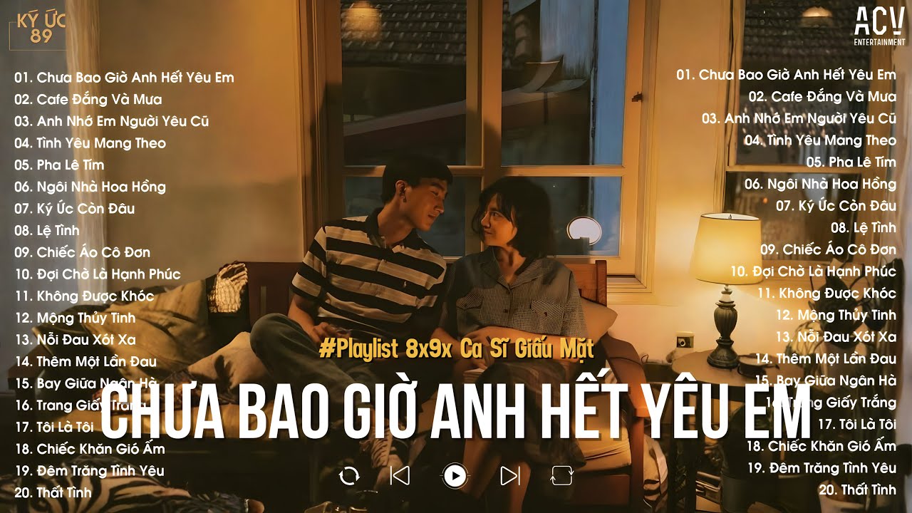 Những Bản Ballad 8x9x Bất Hủ ♫ Chưa Bao Giờ Anh Hết Yêu Em, Cafe Đắng Và Mưa, Pha Lê Tím