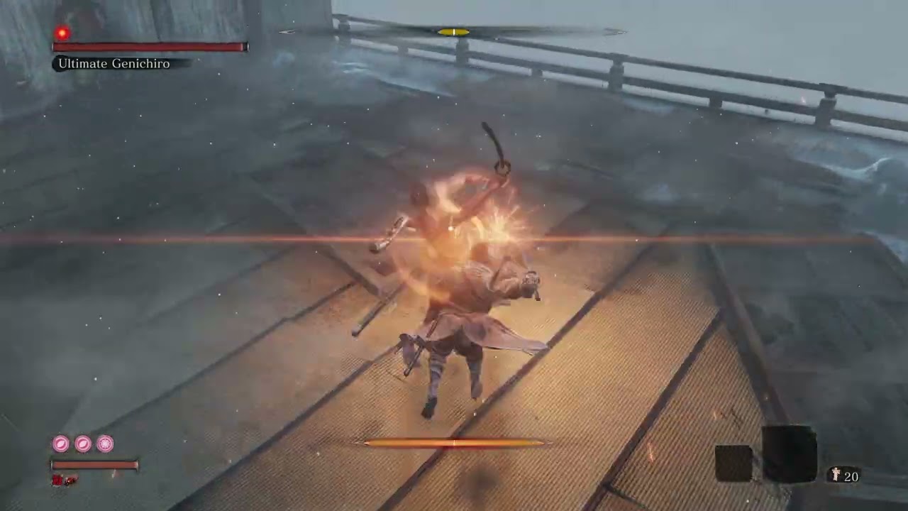 Ultimate Genichiro - no hit, sword only, CLDB