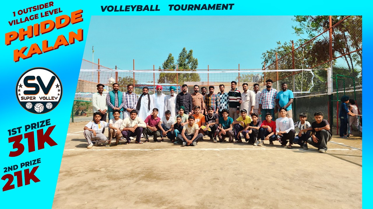 PHIDE KALAN VOLLEYBALL TOURNAMENT 1 OUTSIDER VILLAGE LEVEL