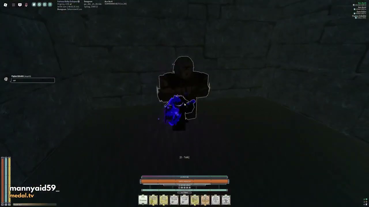 POV: You spit on Titus (Deepwoken)