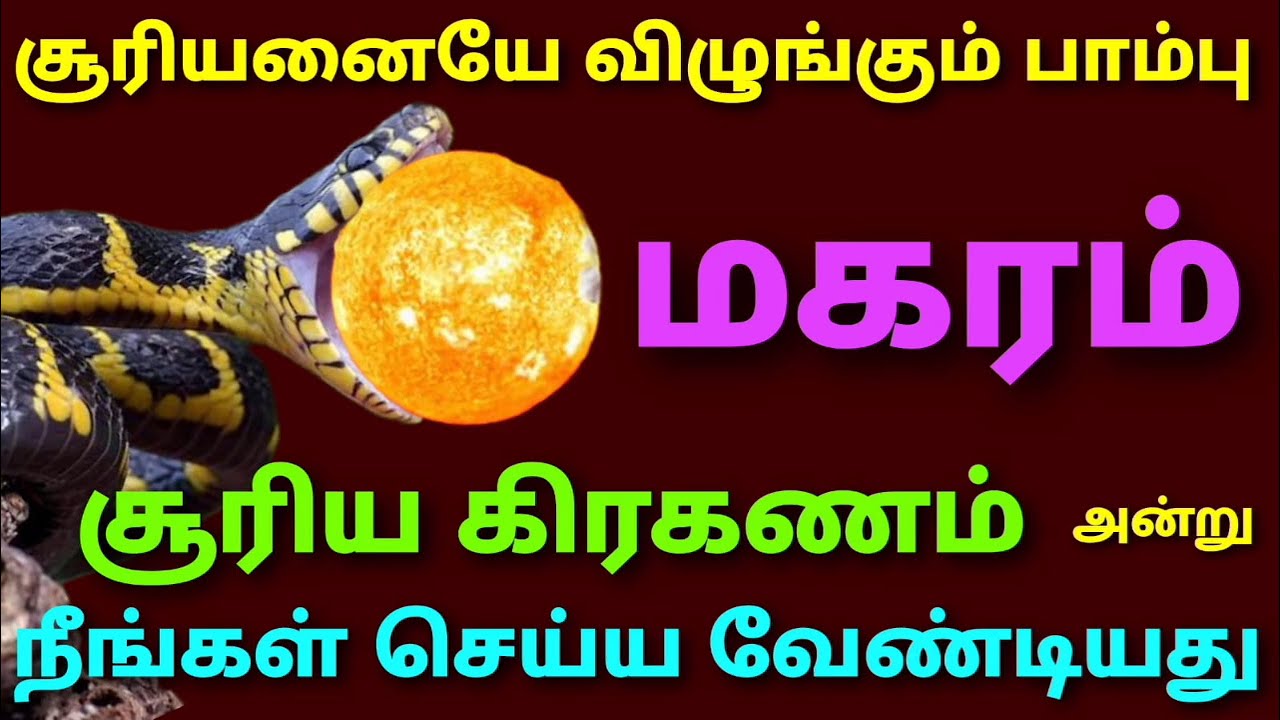suriya grahana palangal in magara rasi prediction in tamil suriya kiraganam 2026 date and time tamil
