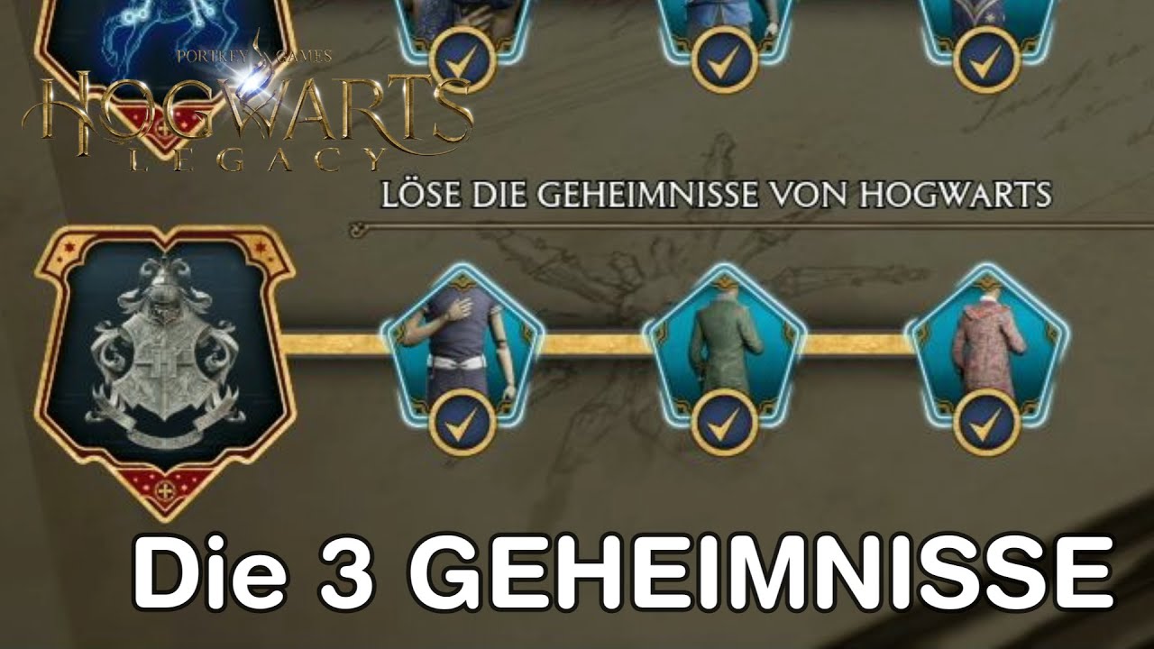 Hier findet & löst man die 3 GEHEIMNISSE von Hogwarts Legacy