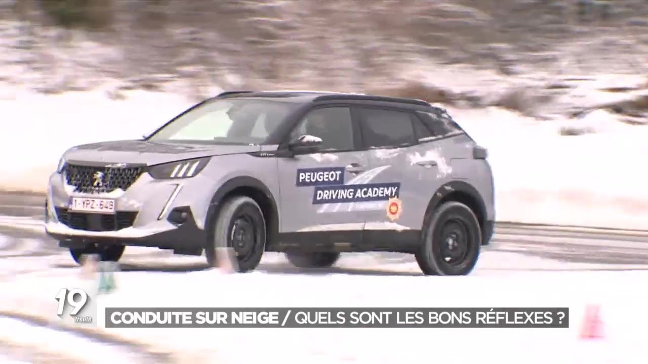 Reportage JT RTBF - La Conduite sur neige