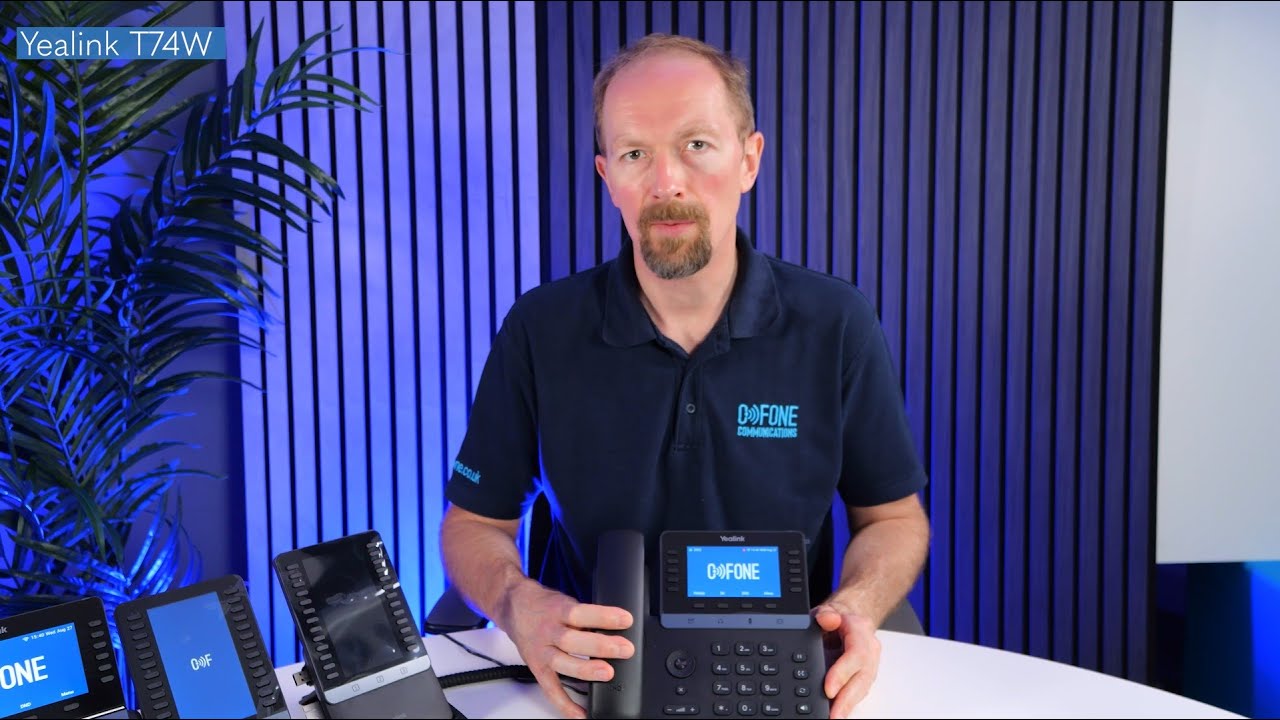 Unboxing Yealink T74W from CFone Communications