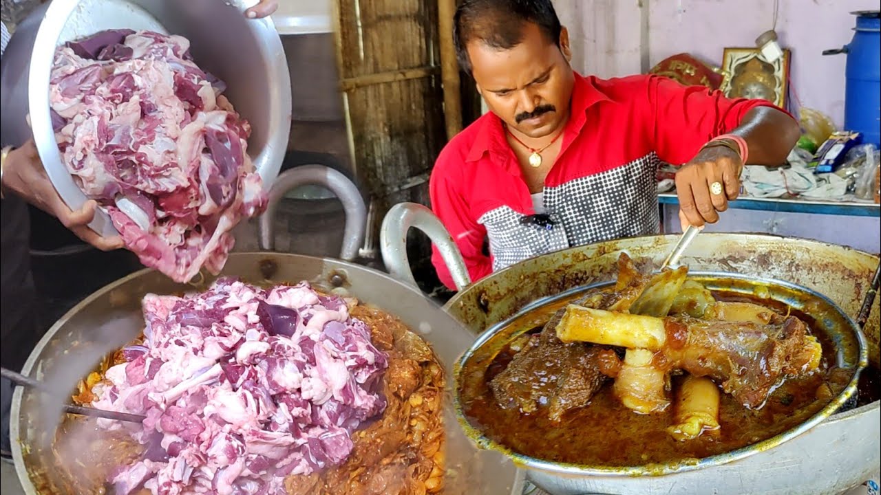 ऐसा Mutton बनाते हैं चंदन भाई जिसे उंगलियां चाट चाट कर खाते है लोग । Mutton curry