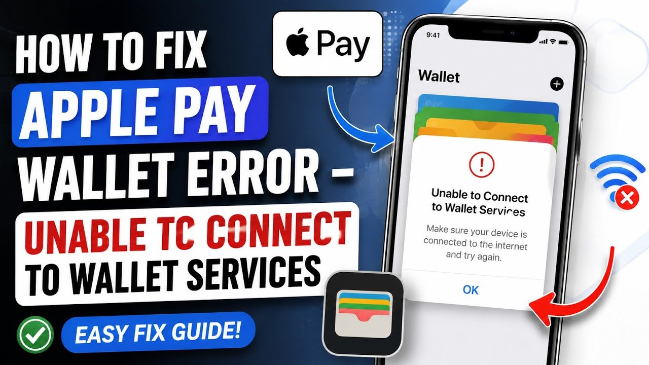 apply pay is down today | How to Fix Apple Pay Wallet Error &ndash; Unable to Connect to Wallet Services 
