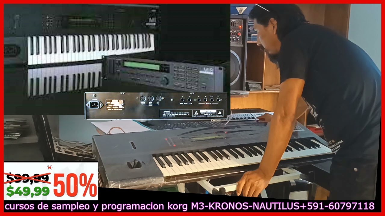 como pasar los sonidos por midi a cualquier teclado