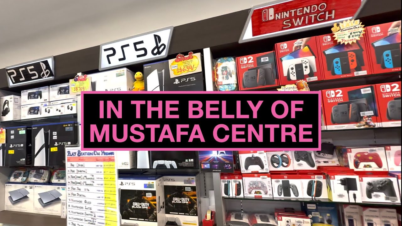 IN THE BELLY OF MUSTAFA CENTRE  
