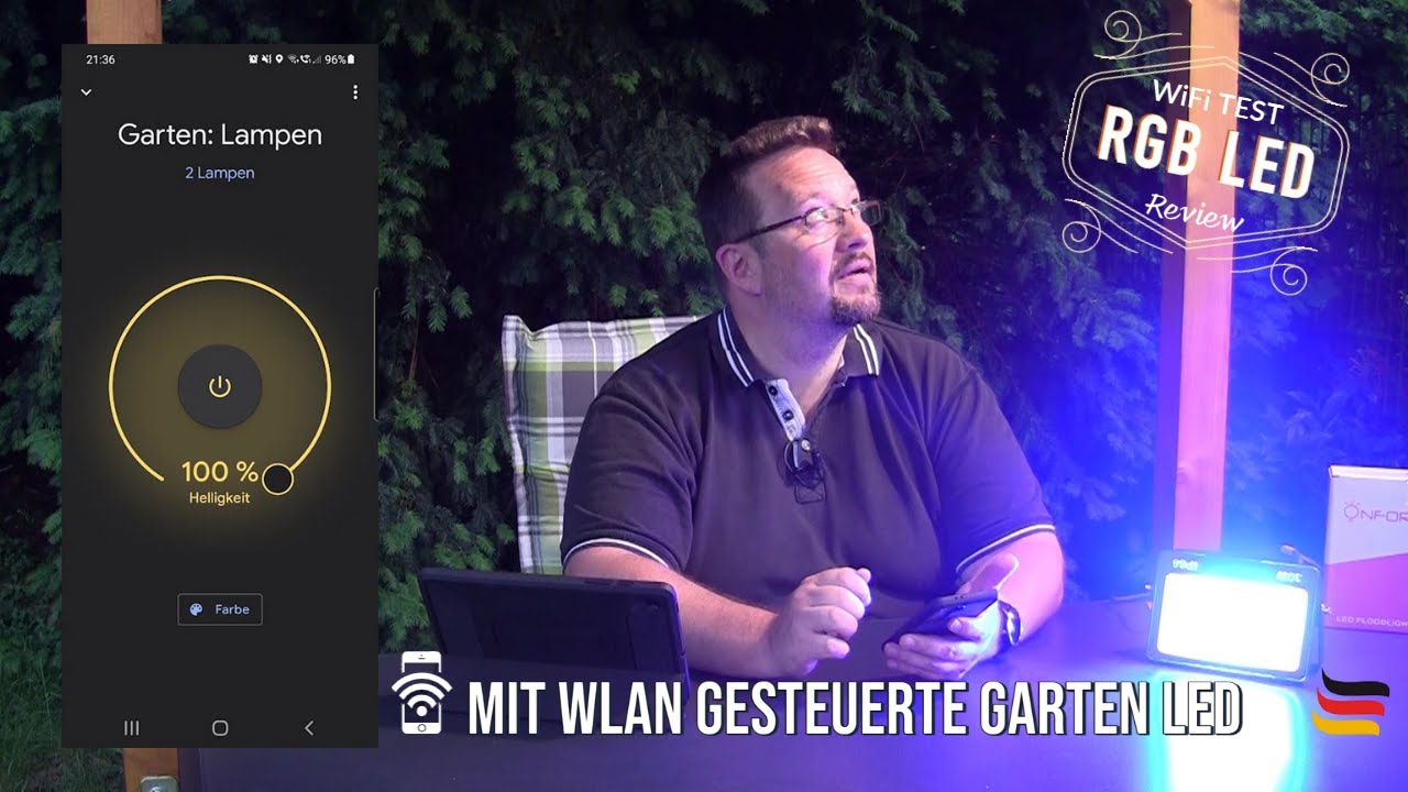 ONFORU LED RGB Outdoor WIFI Spot - 2.4GHz WLAN Problem gelöst