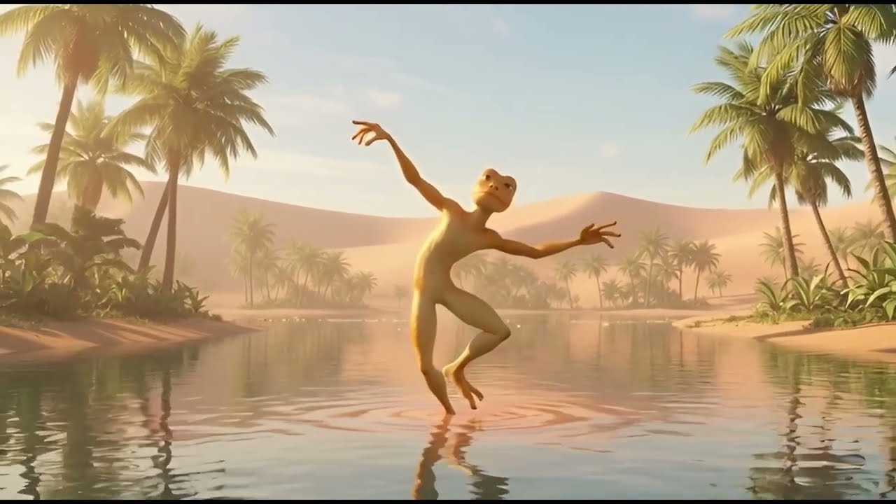 New Patila’s frog piko Dance of the Sahara: Sunrise in the Desert Oasis