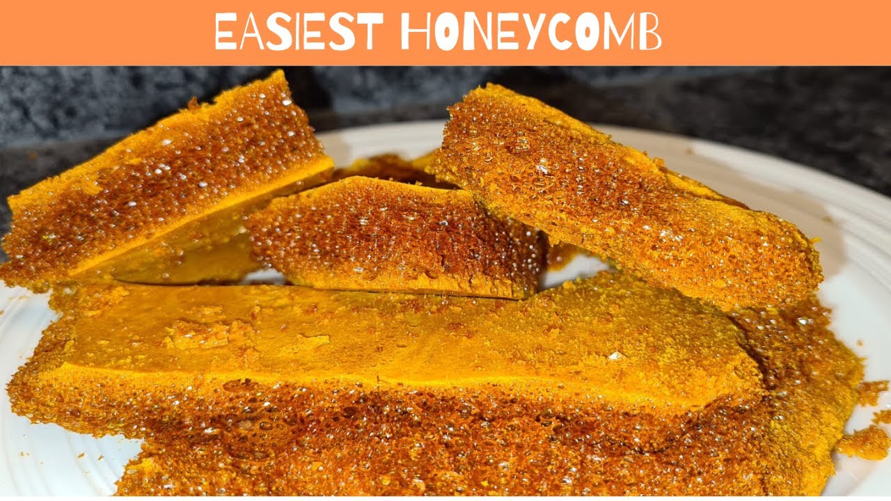 Honeycomb Toffee - Homemade Sponge Candy - How to make Honeycomb