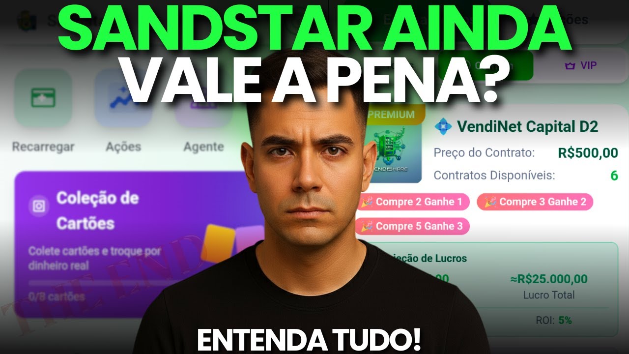 Sandstar - Plataforma de Investimento Ainda Vale a Pena? Assista e Entenda o que est&aacute; acontecendo