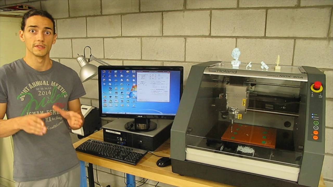 Fraiseuse CNC - Roland MDX-40A - [Basics] #1 Introduction et zéro machine
