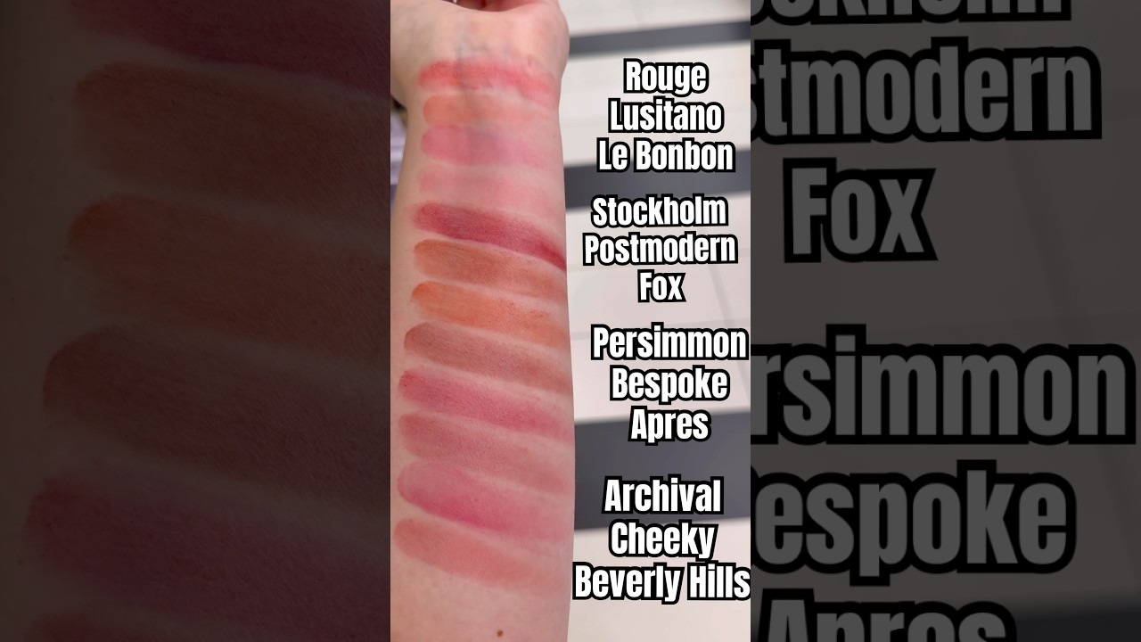 Merit Beauty Flush Balm Cream Blushes #meritbeauty #sephora #swatches #blushes #makeuplover