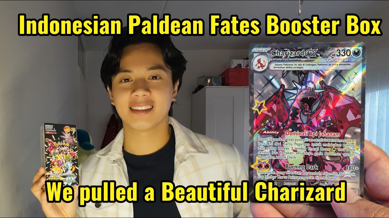 Opening Indonesian Paldean Fates Booster Box! Guaranteed EX in Every Pack! | Pokedex Binder Journey
