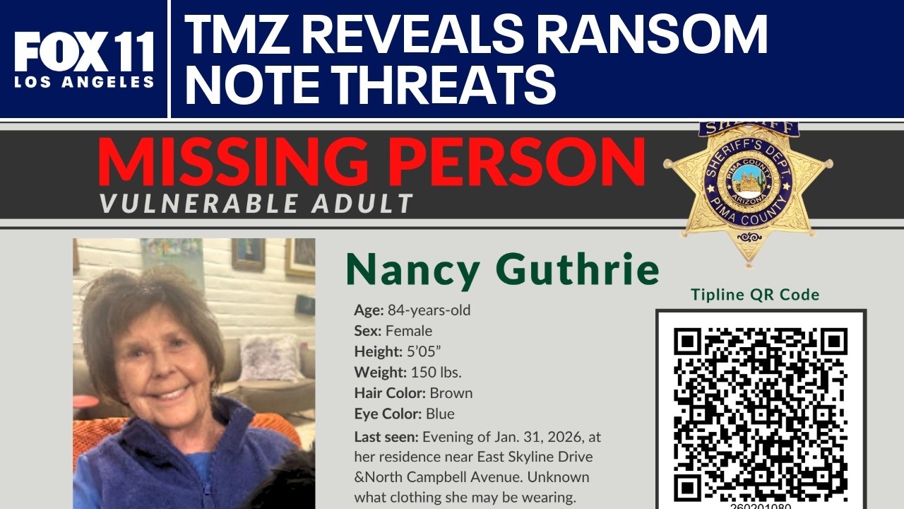 TMZ explains Nancy Guthrie ransom note deadlines