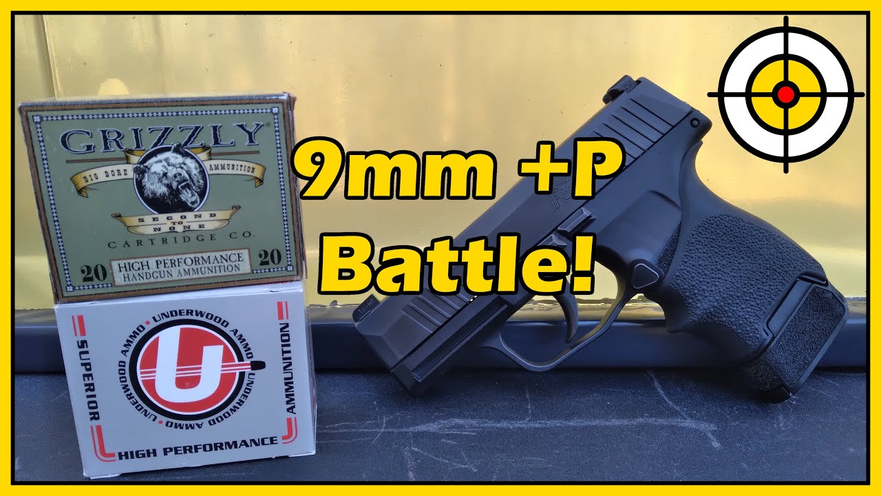 Grizzly 9mm +P против Underwood +P+! Тест на баллистический гель с Sig P365!