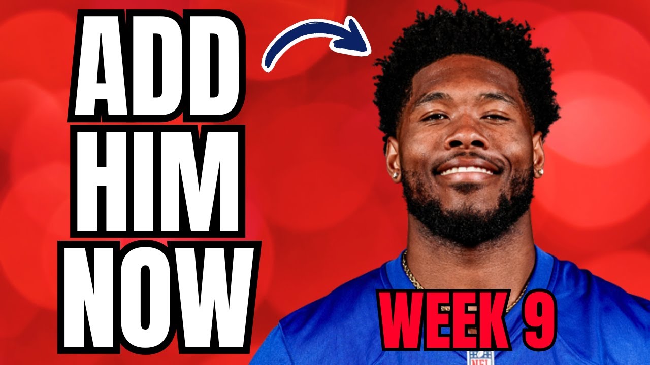 10 Players You NEED To Add BEFORE Week 9 Fantasy Football