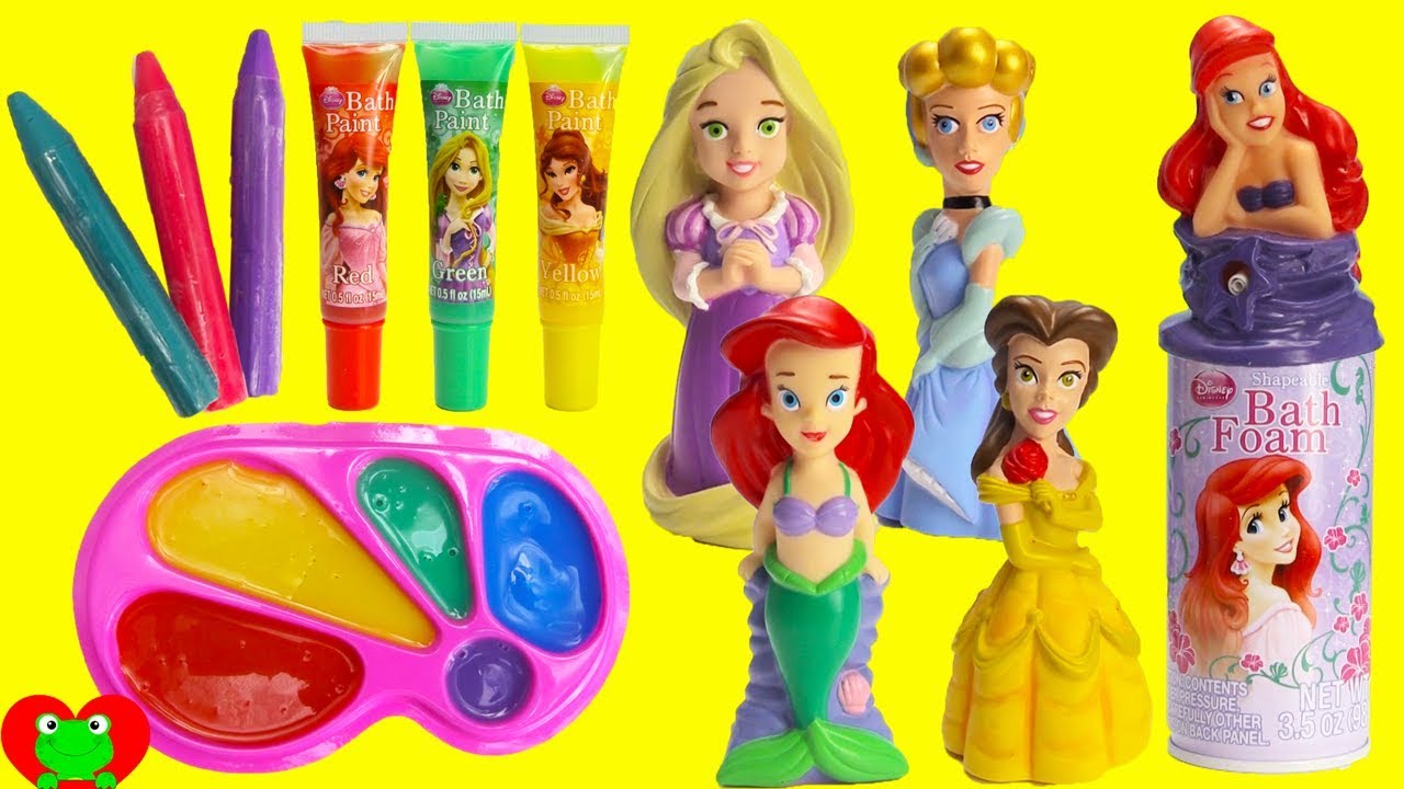 Princess Colorful Paints, Crayons, and Ariel Foam