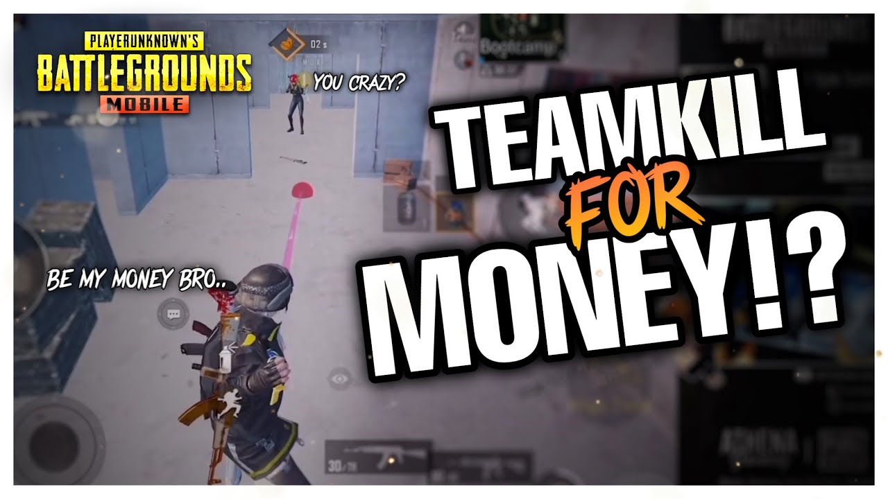 ATHENA TEAMKILLED MOK TO GET MONEY! - PUBG MOBILE