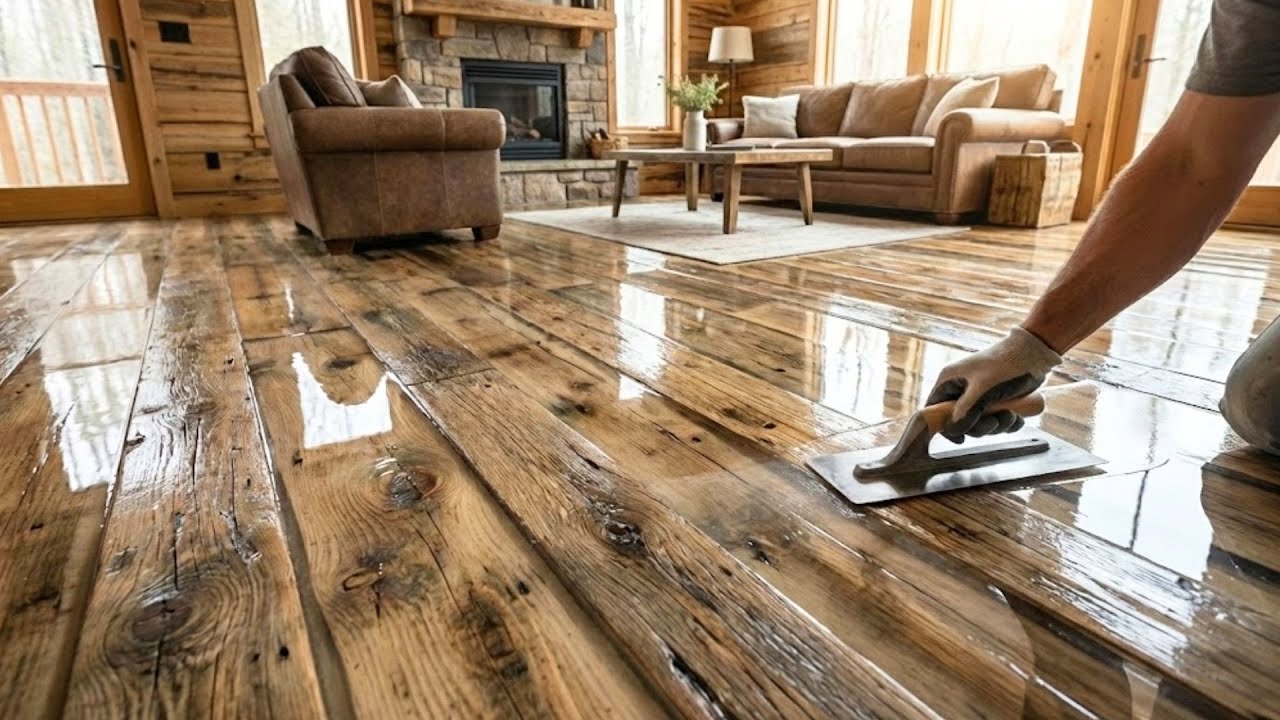 Top 8 Stunning Epoxy Flooring Ideas Using Reclaimed Wood and Clear Resin Pours