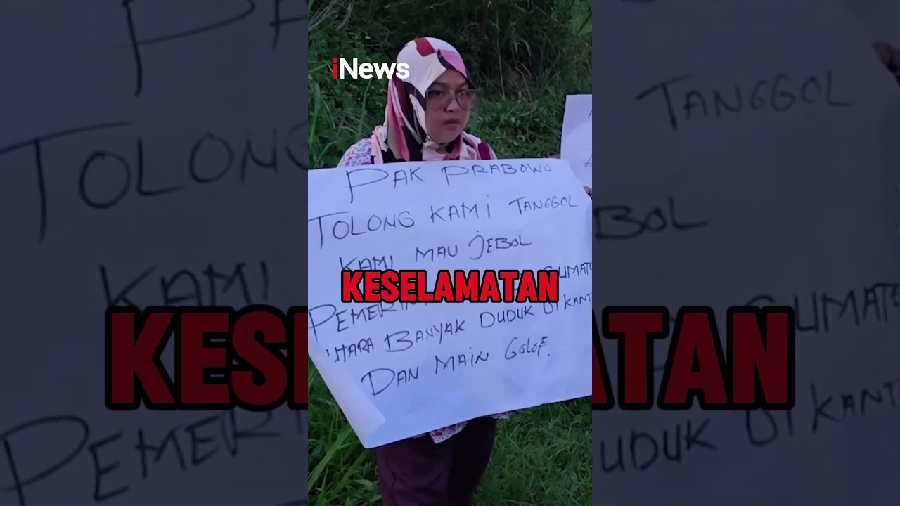 The Power of Emak Emak Medan! Blokir Akses Jalan ke Pelabuhan Gegara Tanggul Tak Diperbaiki
