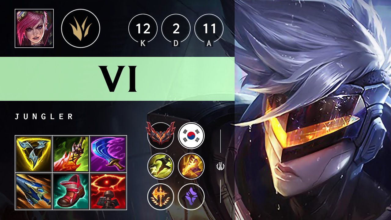 Vi Jungle vs Nocturne - KR Grandmaster Patch 25.15