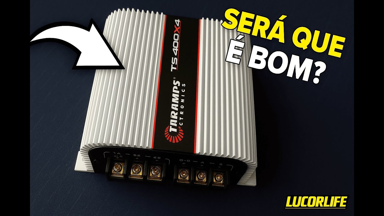 TARAMPS TS400X4 &Eacute; BOM? - (M&oacute;dulo Taramps TS 400x4 vale a pena?!)