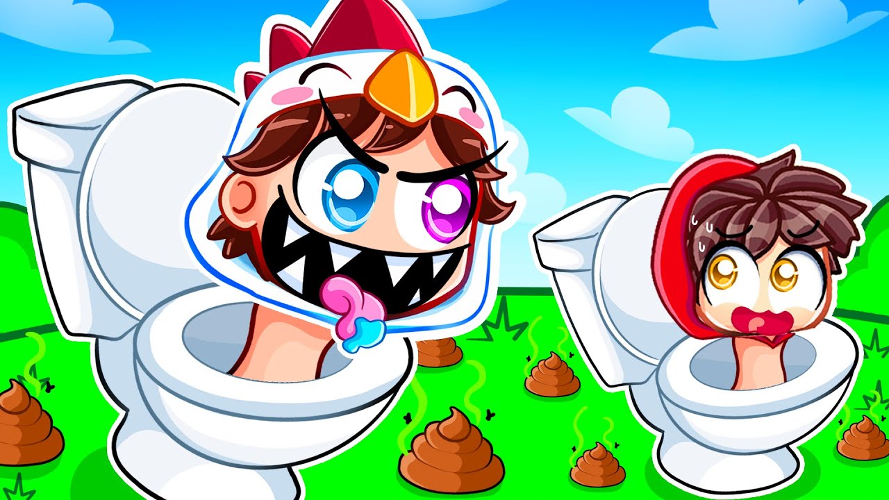 Word De GROOTSTE WC En Eet Iedereen In Roblox!
