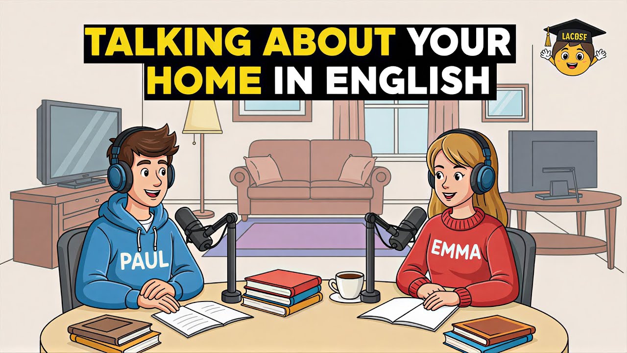 How to Talk About Your Home in English 🏡 | English Listening & Speaking Practice for Beginners